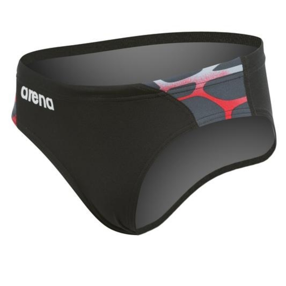ARENA M Carbonite Brief (Black Asphalt/Red) - Picture 2 of 13